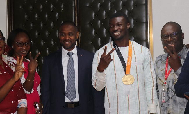 Burkina/Groupe Vista : Hugues Fabrice Zango désormais nouvel ambassadeur de la marque Vista Bank