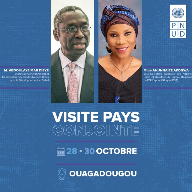 Visite de haut niveau des nations unies au Burkina Faso