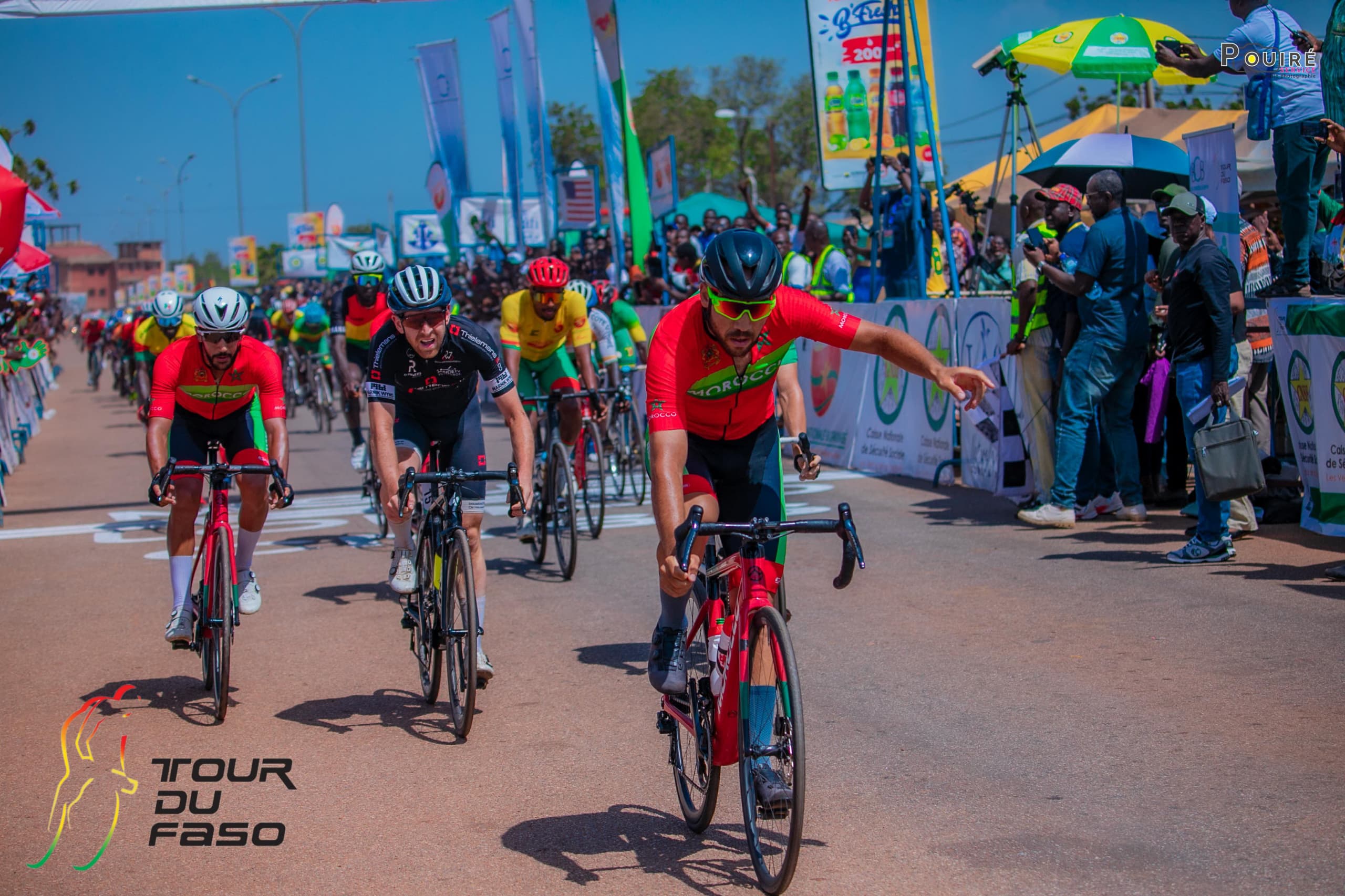 Tour du Faso 2023/7e étape : Le Marocain Adi El Arbaoui vainqueur à Boromo mais Paul Daumont conserve son maillot jaune