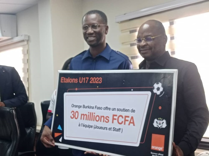 Coupe du monde de football U17 : Orange Burkina Faso offre 30 millions de FCFA aux Etalons cadets
