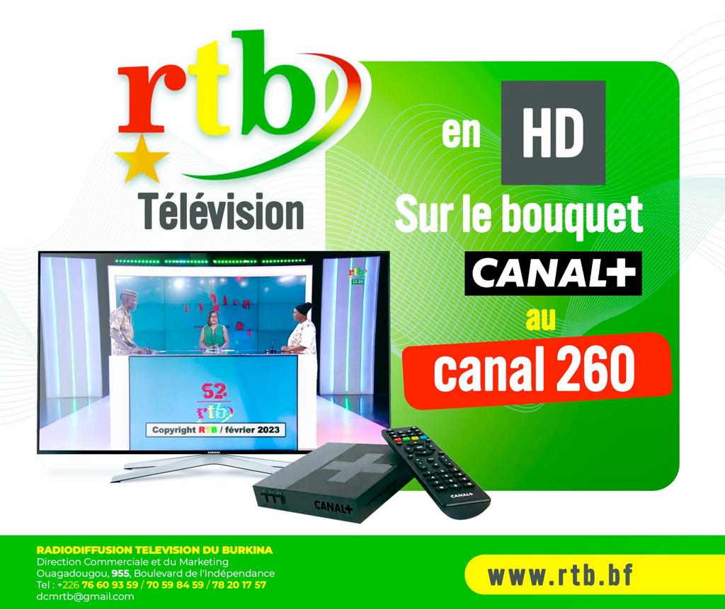 Médias : RTB et  RTB Zénith passent desormais sur les canaux 260 et 259 sur le bouquet Canal +