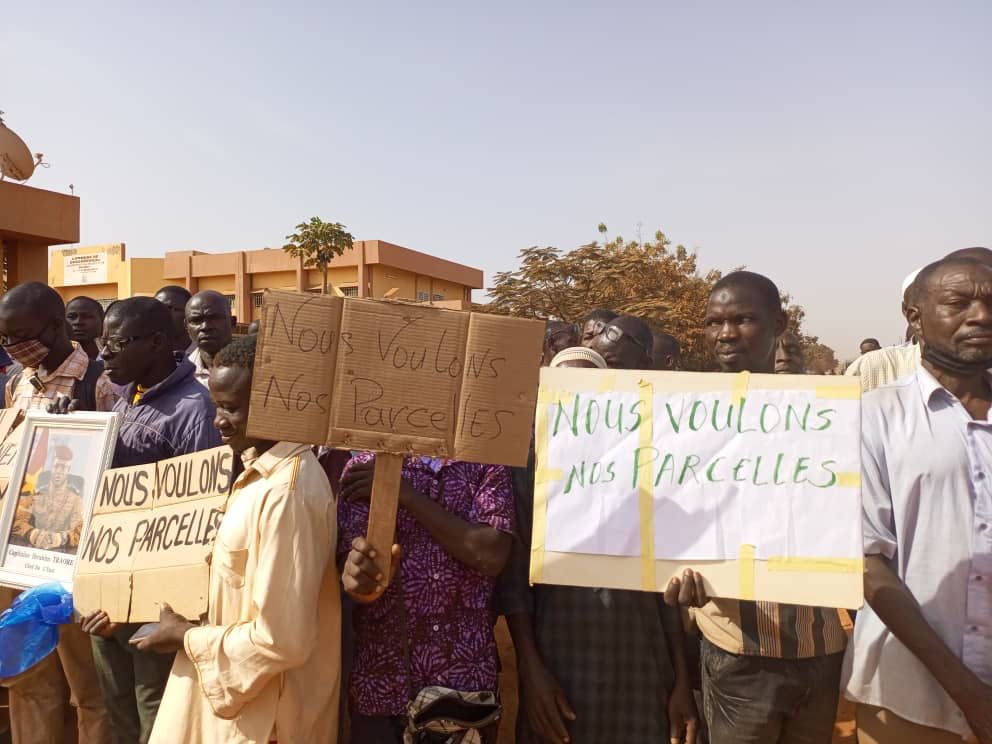 Burkina /Mouvement d’humeur des habitants de Yagma : « Nous voulons nos parcelles », clament-ils 