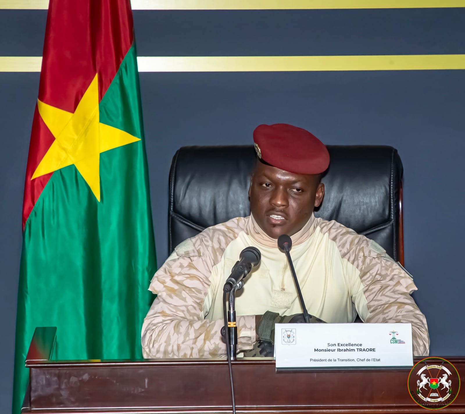 Burkina : Le président de la Transition donne des instructions pour la résolution des difficultés du pouvoir judiciaire