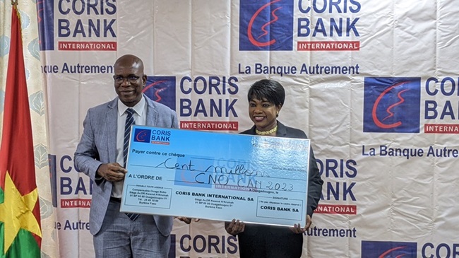 CAN Côte d’Ivoire 2023 : Coris Bank International offre 100 millions de FCFA au ministère des Sports