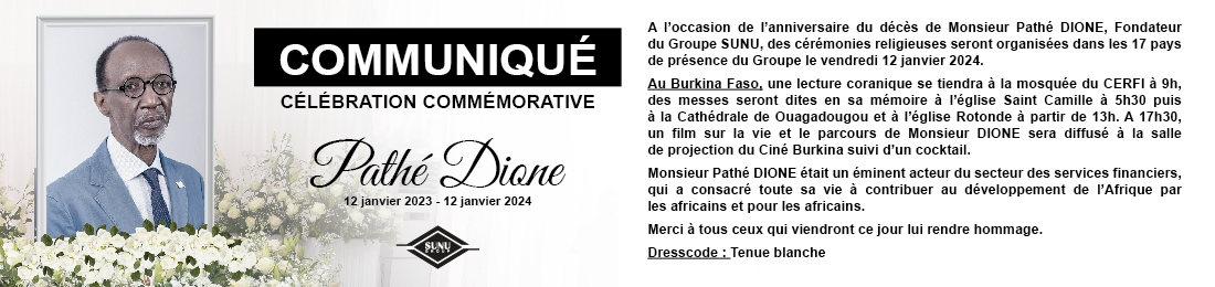 Célébration commémorative de Pathé Dione
