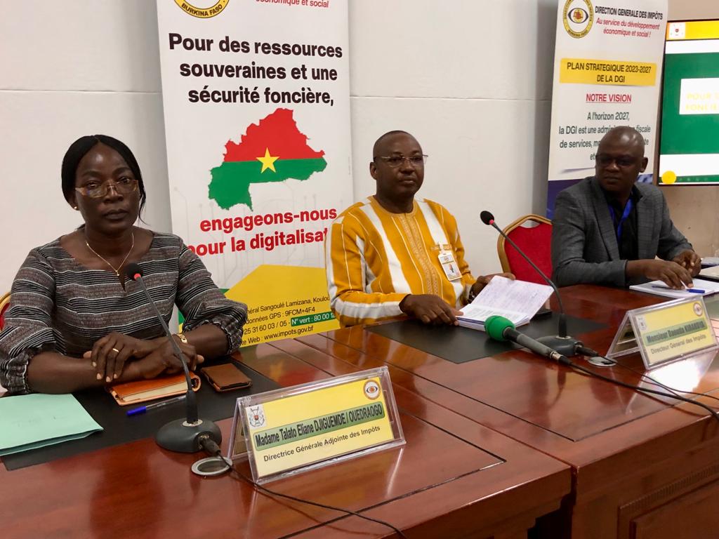 Burkina/Rentrée fiscale 2024 : 1 368 milliards de francs CFA mobilisés en 2023 par la DGI