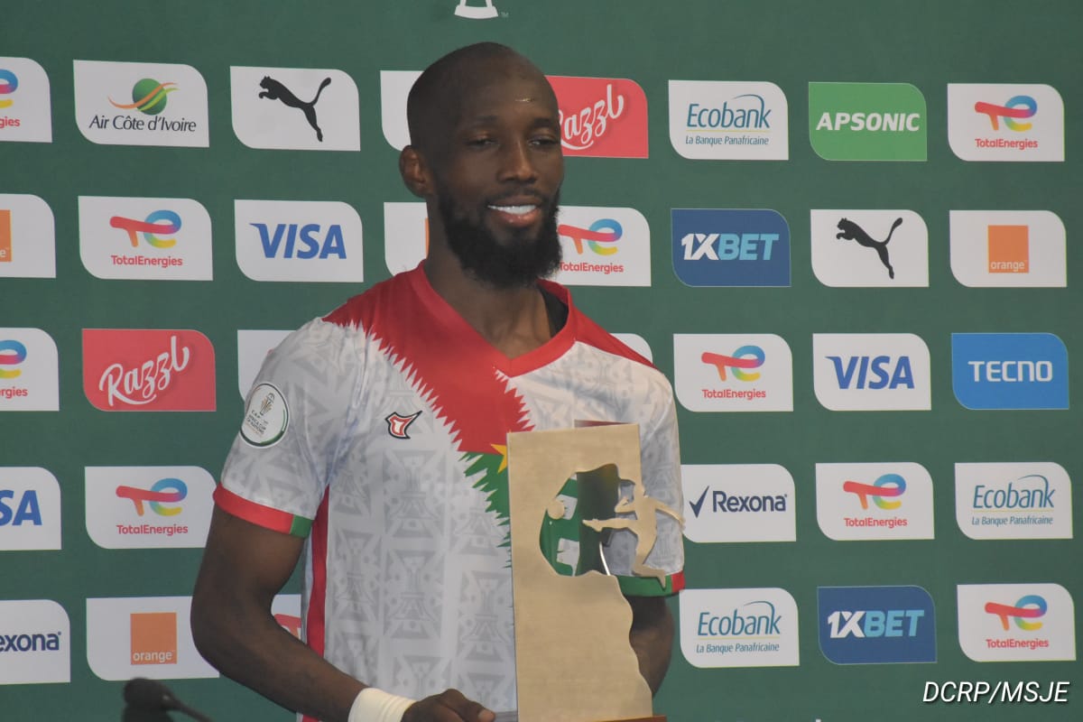 Blati Touré homme de match Burkina vs Mauritanie : « Cela ne change pas grand-chose, ce trophée c’est pour tout le groupe », selon le natif de Bouaké