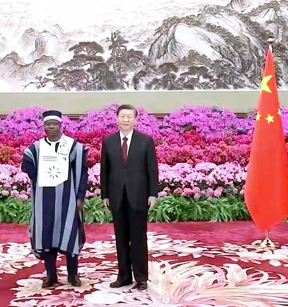 Coopération bilatérale sino-burkinabè : L’ambassadeur Daouda Bitié présente ses lettres de créances à Xi Jinping