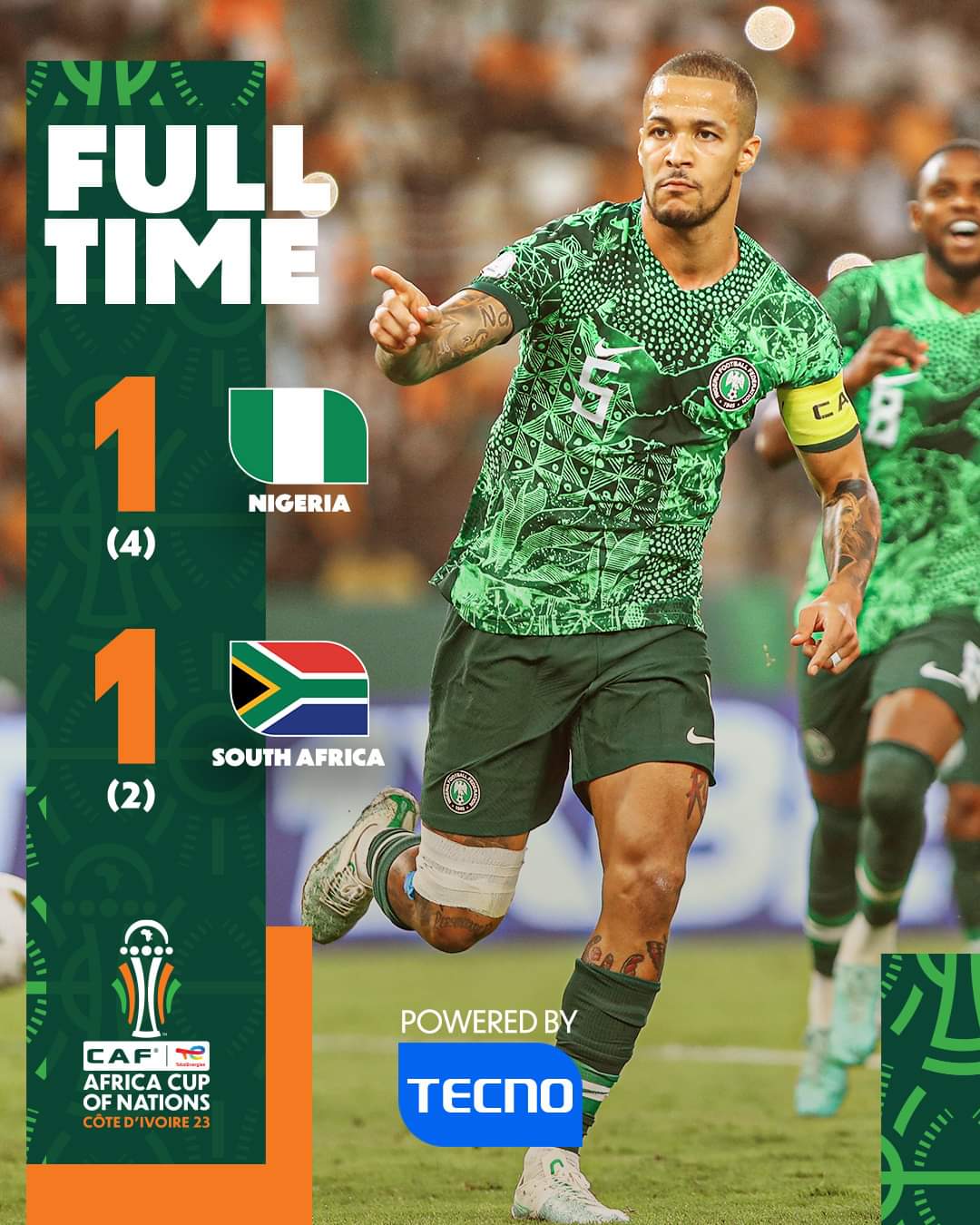 CAN 2023 : Le Nigeria, premier qualifié pour la finale