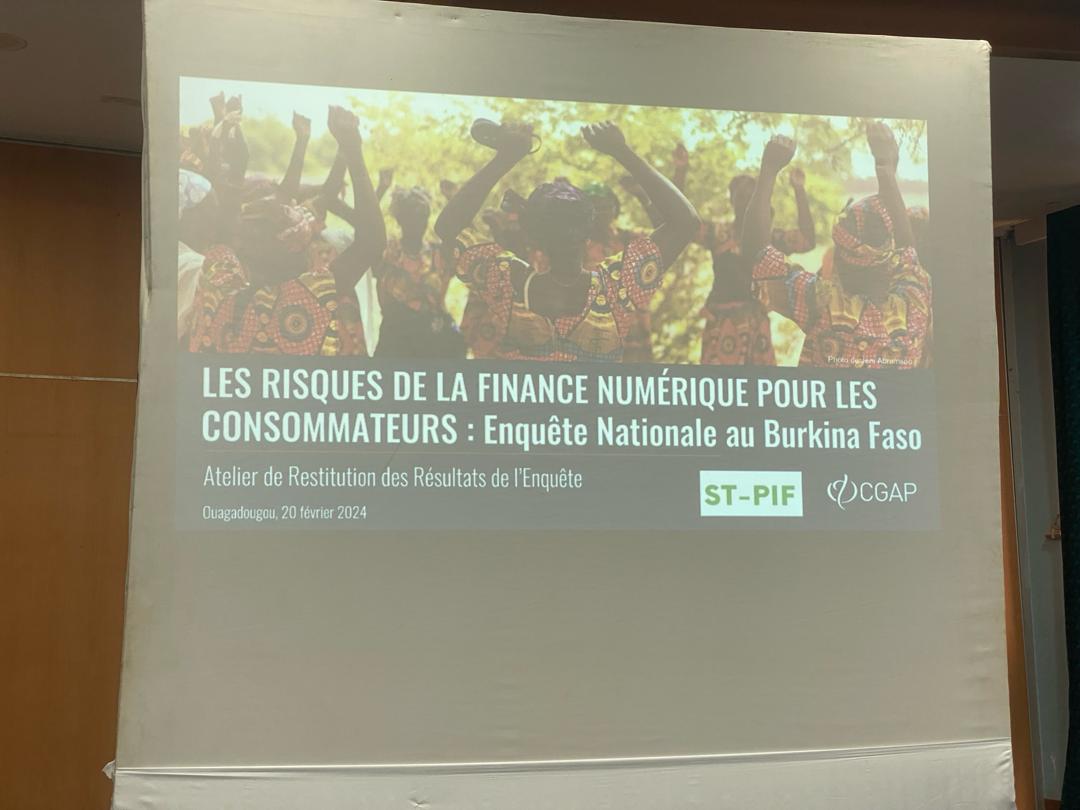 Burkina Faso : Les résultats d’une enquête sur les utilisateurs des services financiers numériques présentés 