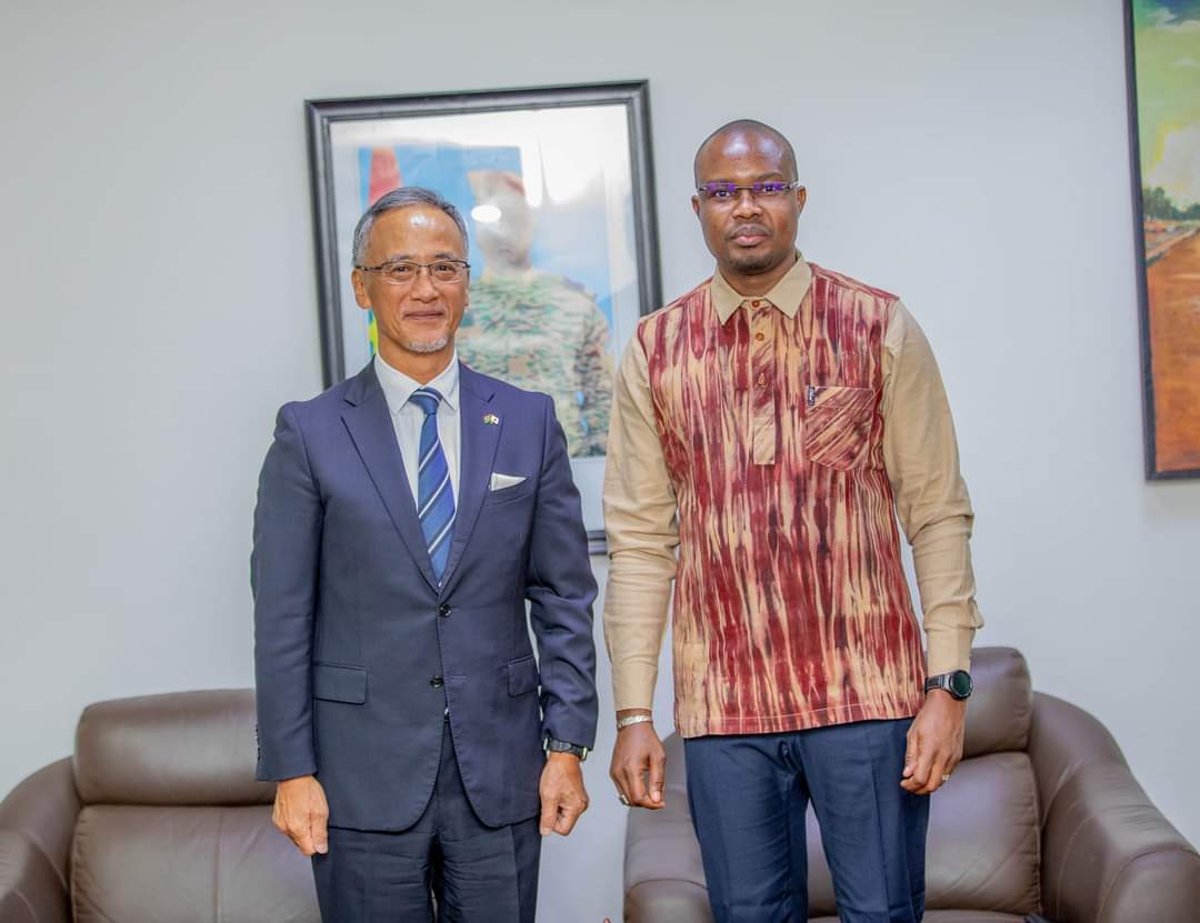 Coopération : Le nouvel ambassadeur du Japon réaffirme  l’engagement de son pays à poursuivre sa coopération avec le Burkina Faso