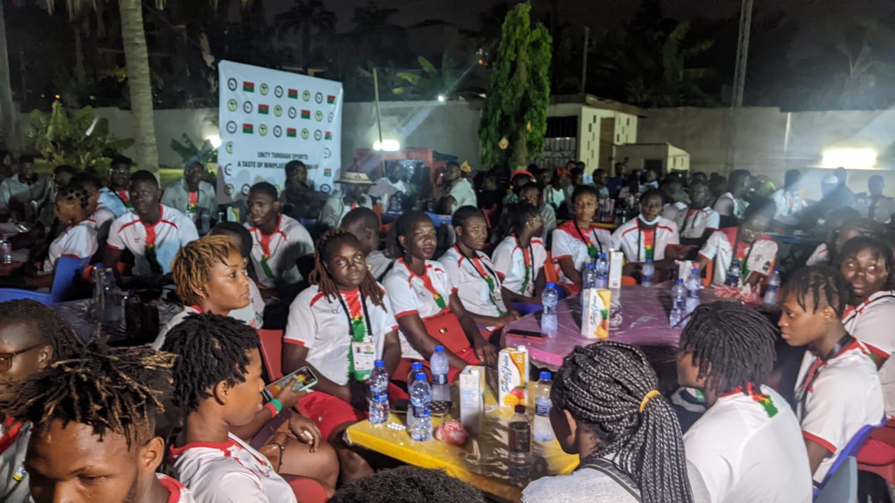 13es Jeux africains d’Accra : L’ambassadeur du Burkina au Ghana encourage les athlètes à plus de détermination