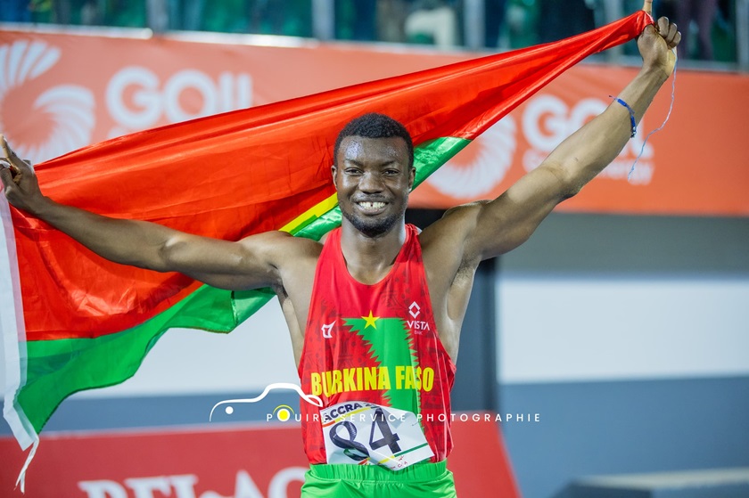 13es Jeux africains d’Accra : Hugues Fabrice Zango offre au Burkina la première médaille d’or