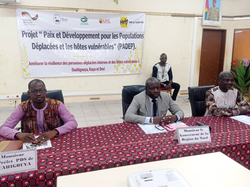 Burkina/Crise humanitaire : Le PADEP, un projet pour améliorer la résilience des PDI et des populations hôtes vulnérables, officiellement lancé