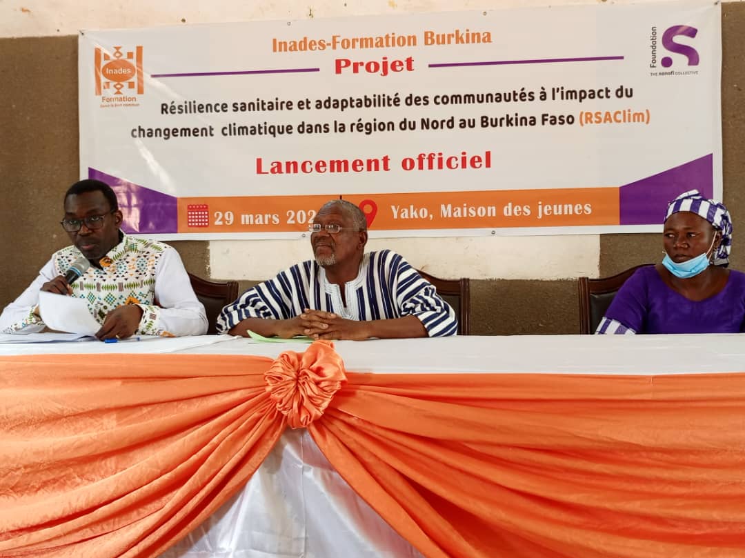 Burkina/résilience sanitaire face au changement climatique : Inades-Formation Burkina et la Foundation S lancent le projet RSAClim