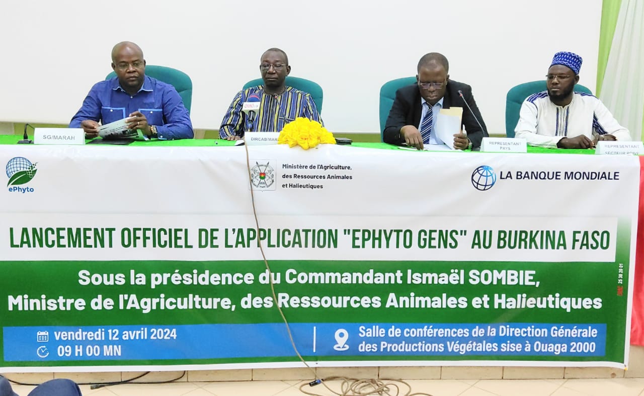 Burkina : La plateforme ePhyto pour une délivrance rapide des certificats phytosanitaires