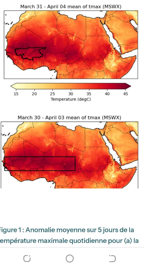 Fortes chaleurs dans le Sahel : L’action humaine y est pour quelque chose, selon le rapport de WWA