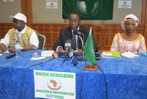 Scrutins du 2 décembre 2012 : Crédibles selon la mission des observateurs de l’Union Africaine