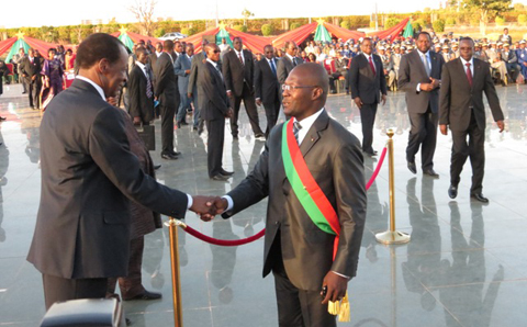 Présentation de vœux au Président du Faso : les corps constitués sacrifient à la tradition.