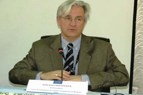 Alain Holleville, Chef de la Délégation de l’UE au Burkina : « L’art joue un rôle majeur dans le développement des sociétés. »