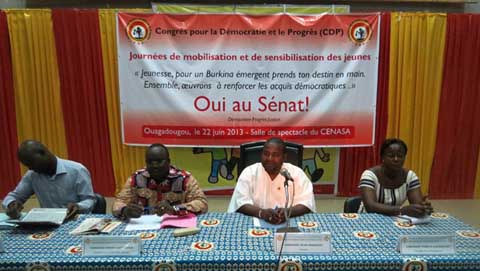 Pr Mahamadou Hama Dicko, (CDP) : « La Journée de Protestation contre le Sénat est un mouvement anticonstitutionnel »