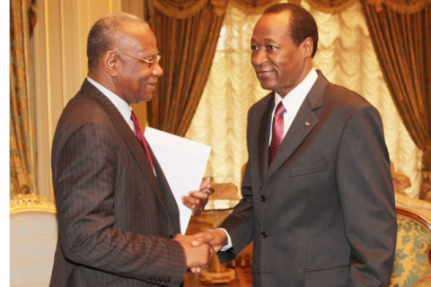 Mali : Abdoulaye Bathily, Représentant spécial adjoint pour la MINUSMA chez Blaise Compaore