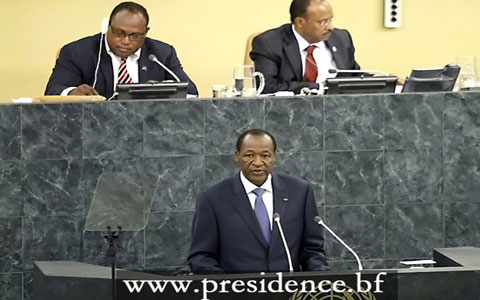 68e Session de l’Assemblée générale des Nations Unies : La déclaration du Président du Faso
