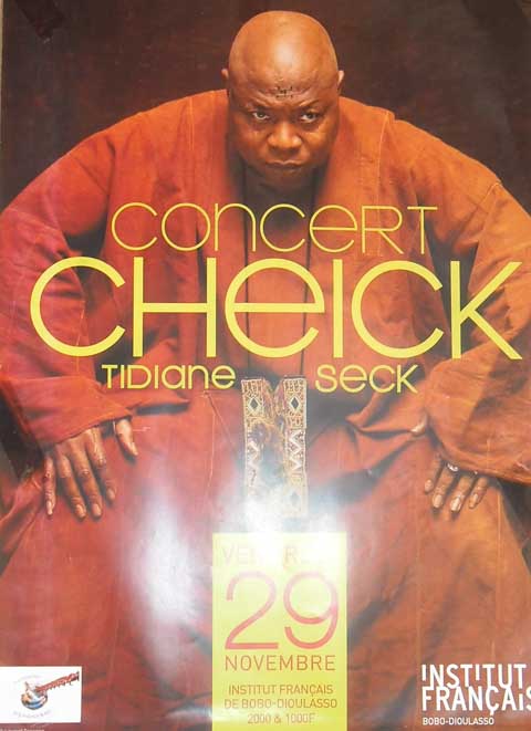 Cheick Tidiane Seck en concert  à Bobo : Le grand retour de l’‘’enfant’’ de Diarradougou