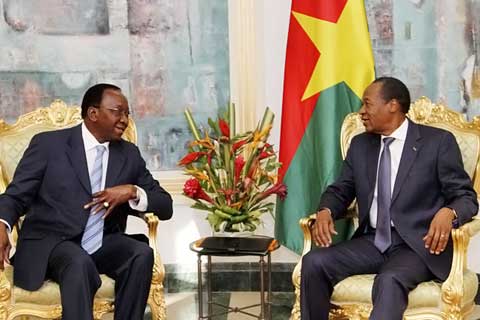 Le Conseiller Spécial de Abdou DIOUF échange avec le Président du Faso sur les questions africaines