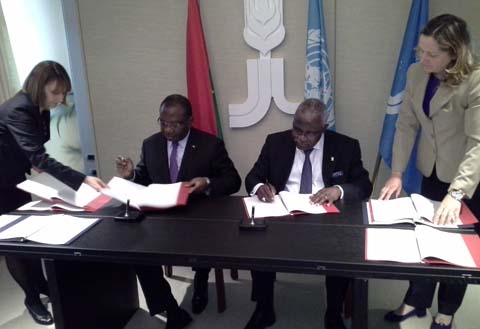 Rome : Signature de deux accords entre le Burkina et le FIDA