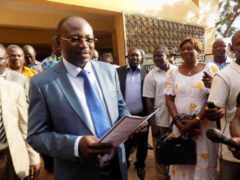 Présidentielle 2015 : Eddie Komboïgo a déposé sa candidature