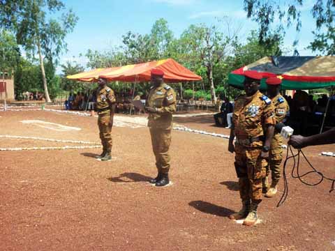 Deuxième région militaire : Le commandant Thomas Sawadogo, nouveau chef du 22ème régiment d’infanterie commando de Gaoua