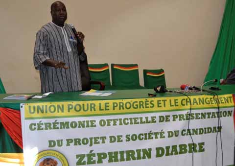 Election présidentielle du 29 novembre : Zéphirin Diabré présente son « vaste » projet de société