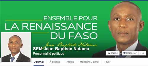 Financement de la campagne présidentielle : Jean-Baptiste Natama lance un appel à projet pour sa part de subvention