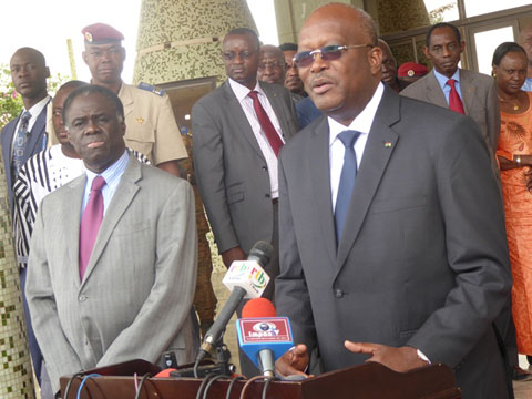 Michel Kafando en visite à Kosyam : « Je souhaite une fois de plus, plein succès au président du Faso »