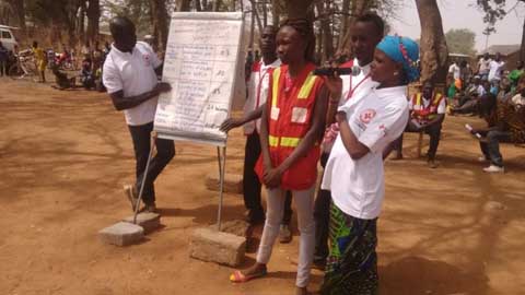 La Croix- Rouge présente le bilan d’un projet aux populations de Youga 