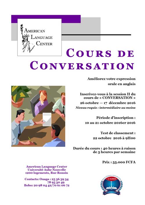 American Language Center : Cours de conversation 