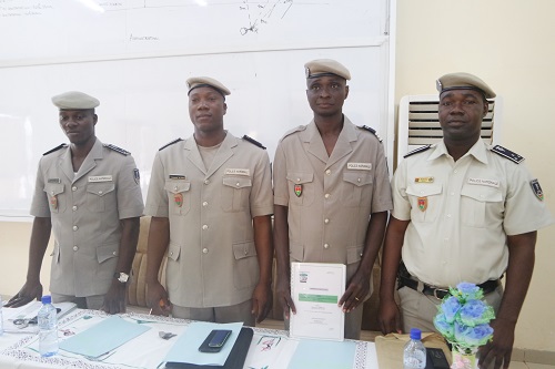 Soutenance à l’académie de police : Bienvenue Kamboulé est désormais titulaire du diplôme de commissaire de police avec mention bien