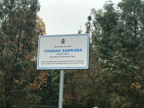 Une place Thomas Sankara en Italie : Réhabilitation et hommage for ever pour le père de la révolution burkinabè
