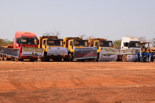 Route Kantchari-Diapaga-Tansarga-frontière du Bénin : Le président du Faso a lancé les travaux