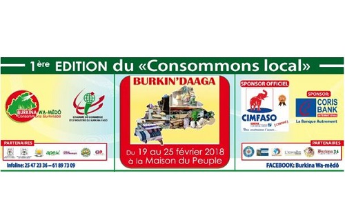 Première édition du « Consommons local » du 19 au 25 février 2018 à la maison du peuple
