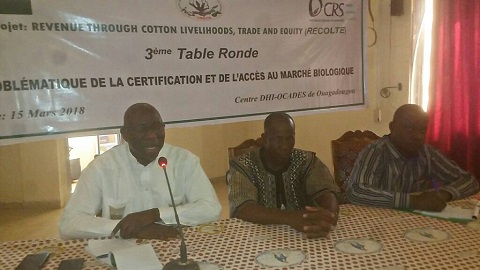 Coton biologique made in Burkina : Une table ronde autour de la problématique de la certification et de l’accès au marché