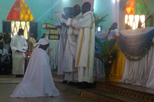 Congrégation des sœurs de  la Providence de la Pommeraye : La sœur  Nina Ecye a fait ses vœux perpétuels 