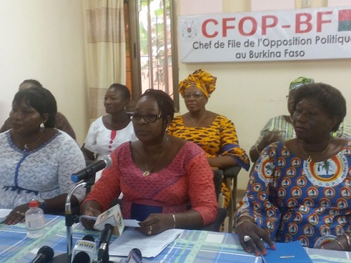 Marche-meeting du 29 septembre : Les militantes de l’opposition seront au rendez-vous pour dénoncer « la gouvernance chaotique » du MPP