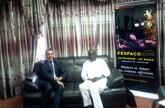 Cinquantenaire du FESPACO : L’ambassadeur de France chez le ministre burkinabè de la culture
