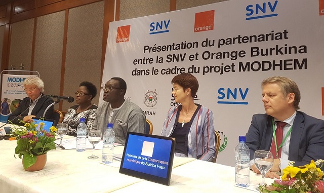 Sécurité alimentaire : Orange Burkina et la SNV présentent le MODHEM