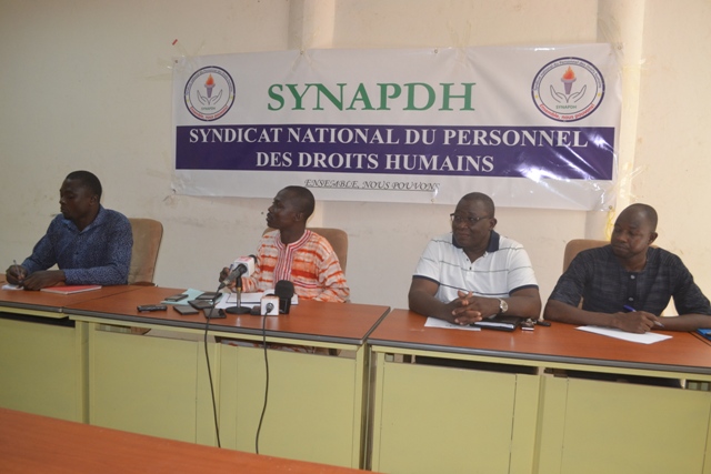 Ministère des droits humains : Le SYNAPDH dénonce une mauvaise gestion du département 