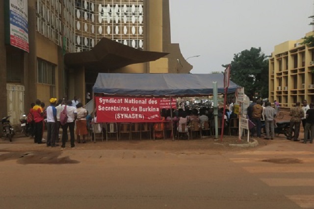 Syndicat national des secrétaires du Burkina : Une grève de 72 heures en vue