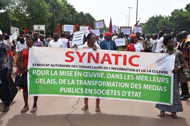 Burkina : Les médias publics en grève le 17 juillet