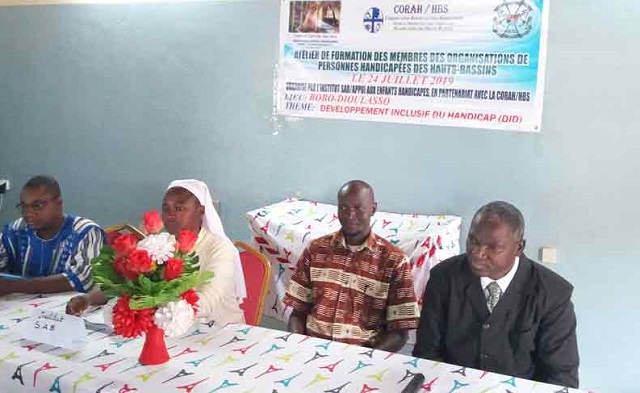 Bobo-Dioulasso : La CORAH forme 75 membres d’organisations de personnes handicapées  